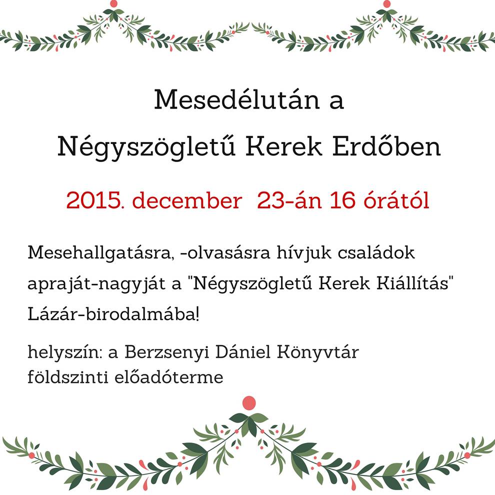 Mess karcsony vrs a knyvtrban